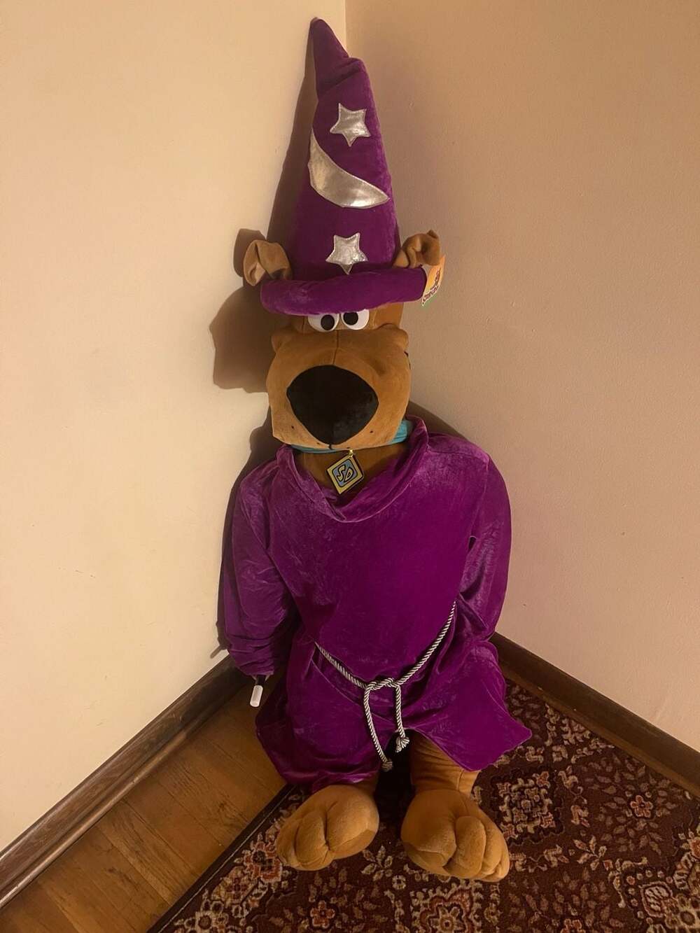 RARE 4 FT Scooby-Doo Wizard Magician Plush Stuffed Animal Toy Factory NWT